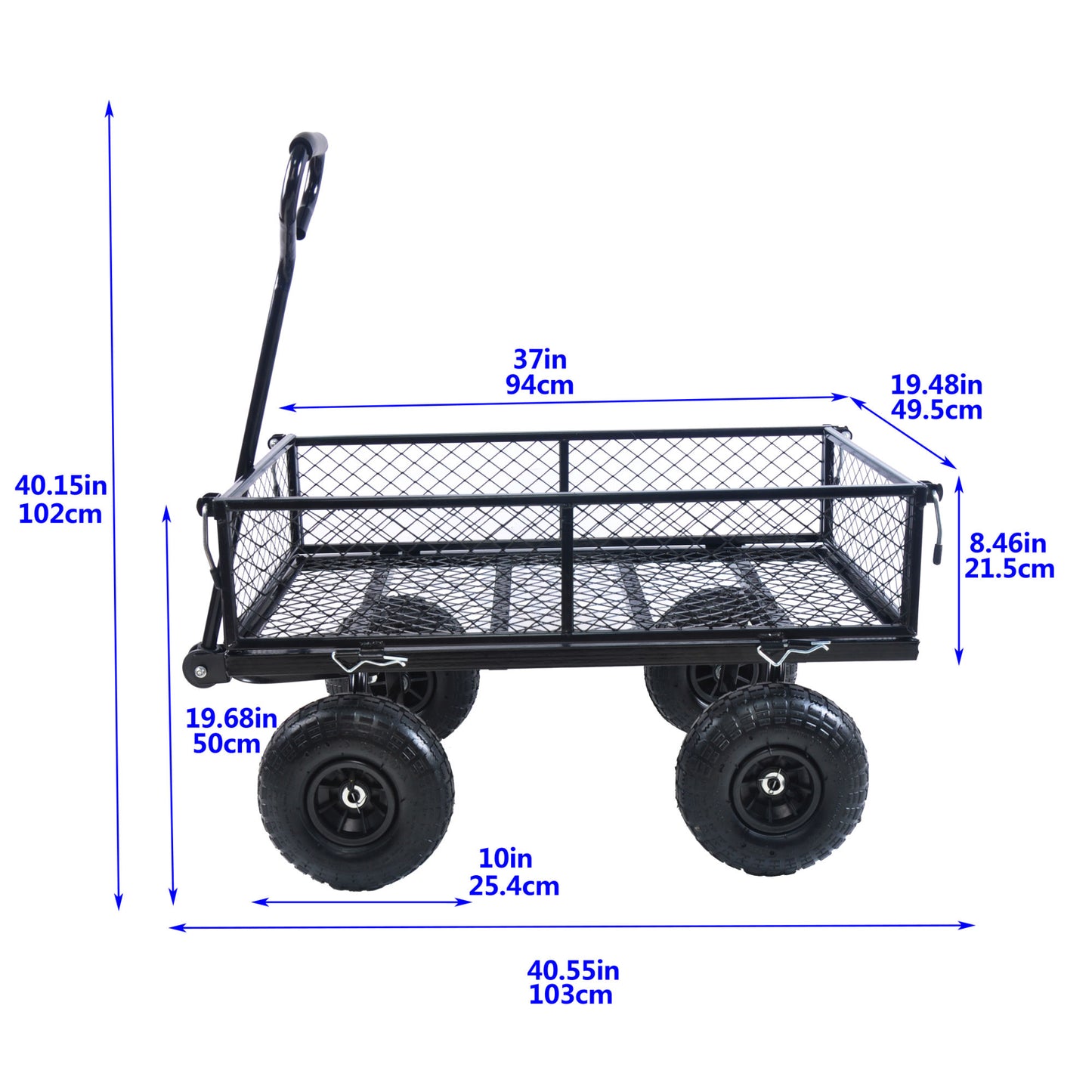 Wagon Cart Garden cart trucks make it easier to transport firewood