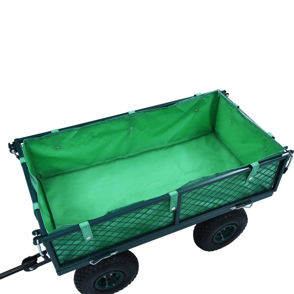 Garden Cart Liner Green Fabric