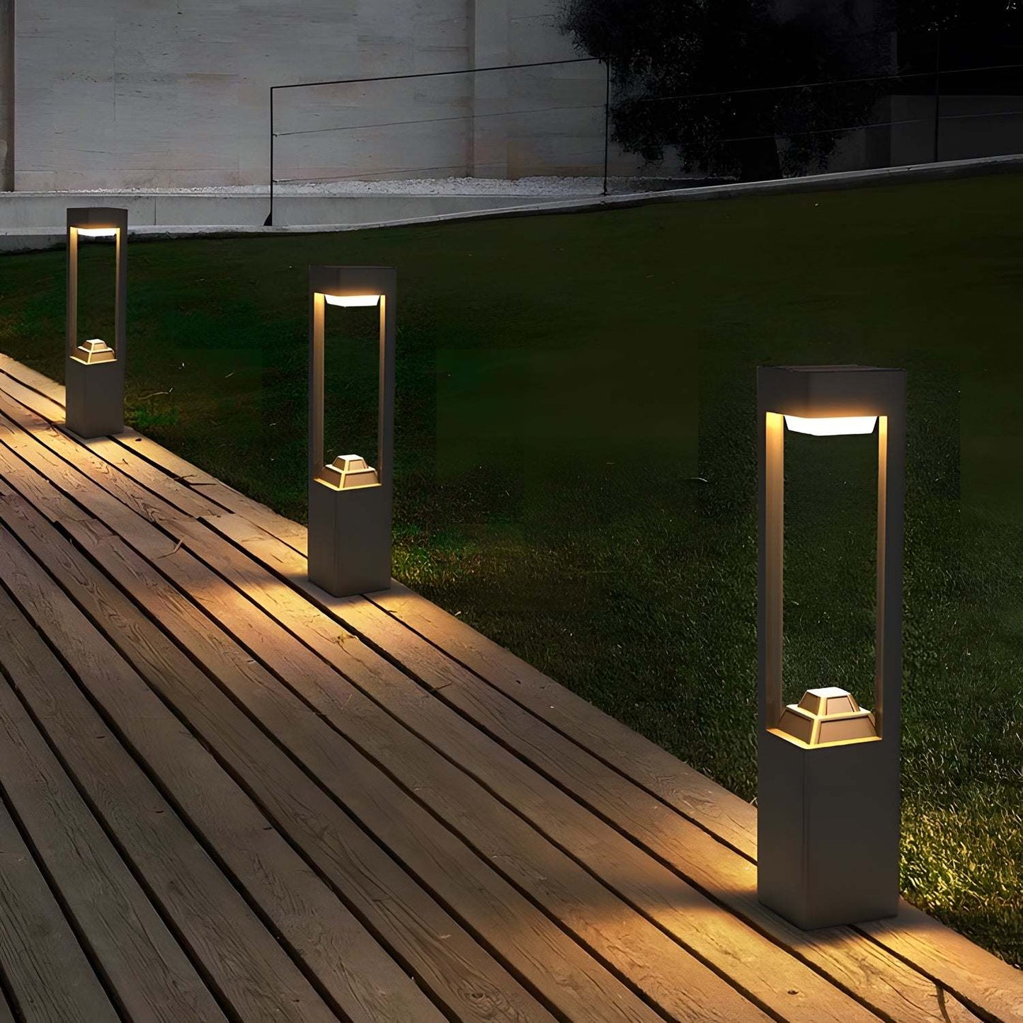 Outdoor Solar Powered Path Lights for Enchanting Yard Illumination