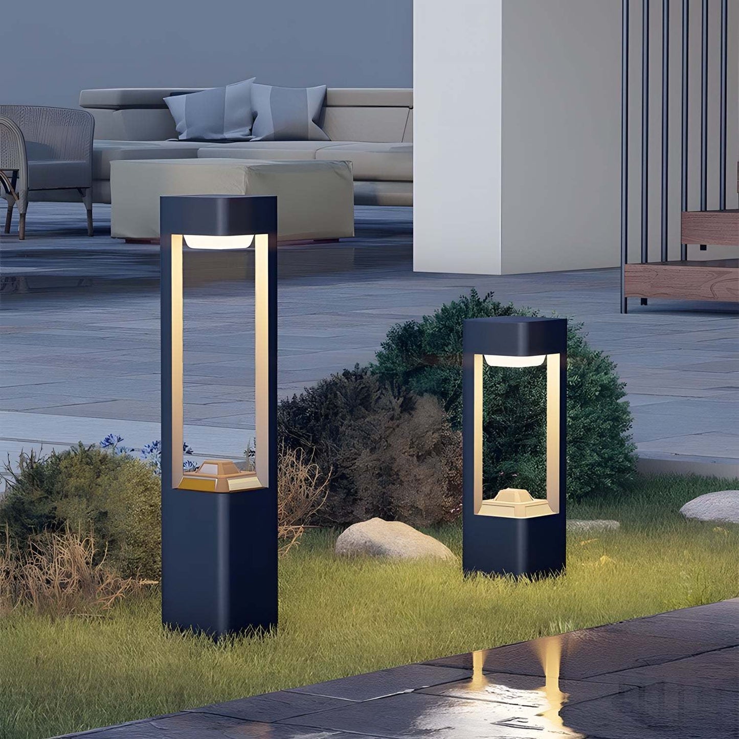 Outdoor Solar Powered Path Lights for Enchanting Yard Illumination