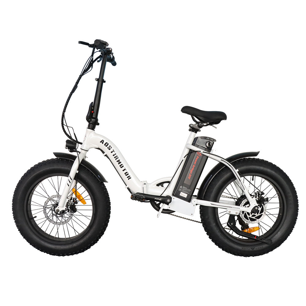 AOSTIRMOTOR G20 Folding Electric Bike Ebike Bicycle 500W Motor 20" Fat Tire With 36V/13Ah Li-Battery New Model