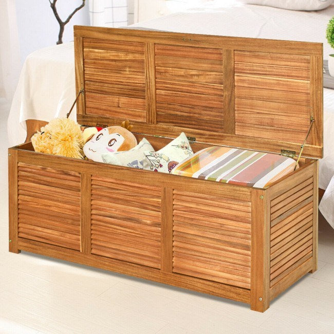 47 Gallon Deck Storage Bench Box Organization Tools