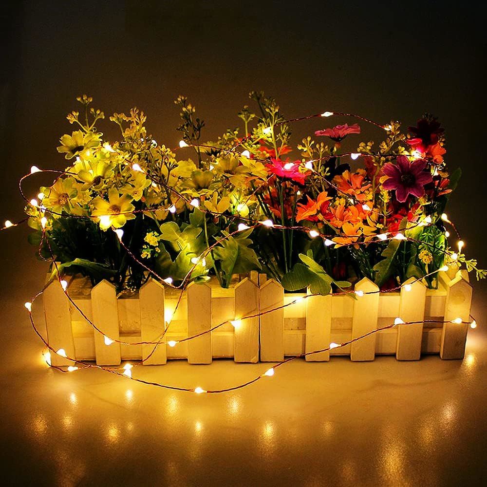 Solar Powered String Lights - Christmas Garden Party Decorations