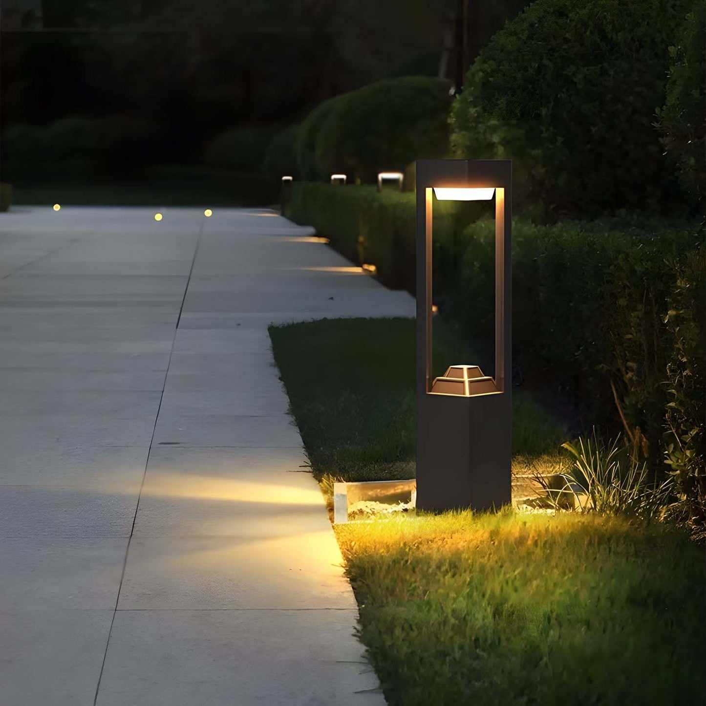 Outdoor Solar Powered Path Lights for Enchanting Yard Illumination