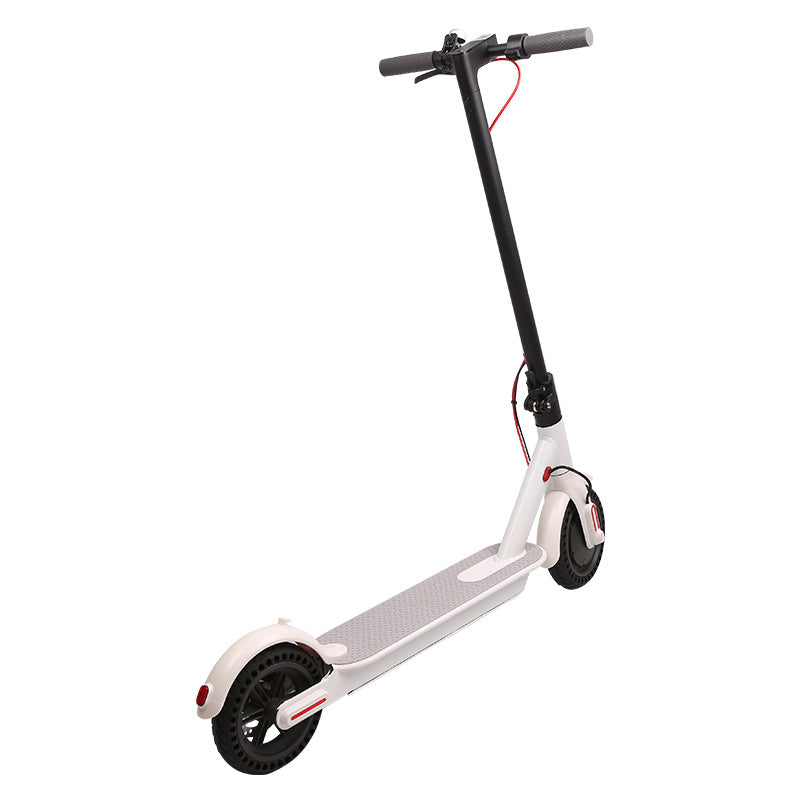 WHOSU J03 PRO Electric Scooter, 8.5"Tires, Up to 17/22 Miles Range, 350W Motor & 19 MPH Portable Folding Commuting Electric Scooter Adults with Double Braking System and App