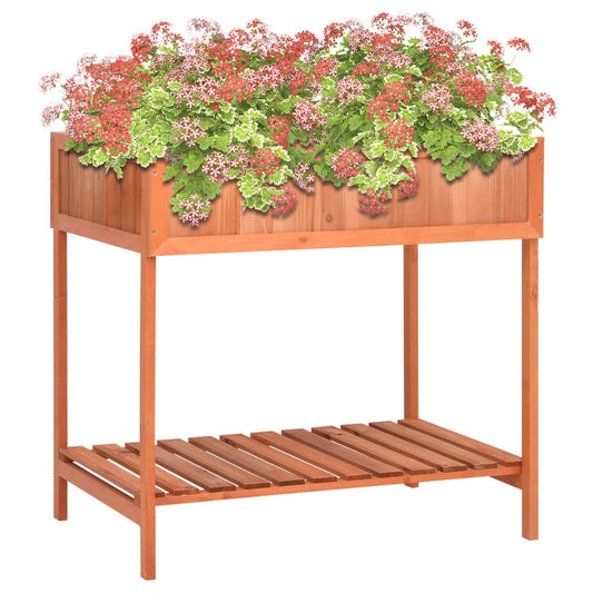 Herb Planter 31.5"x23.6"x31.5" Solid Firwood